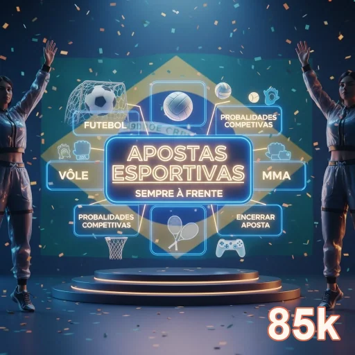 Ilustração de Explore o cassino online 85k com slots e recompensas VIP