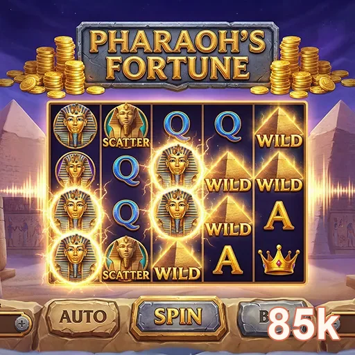 Ilustração de Explore o cassino online 85k com slots e recompensas VIP