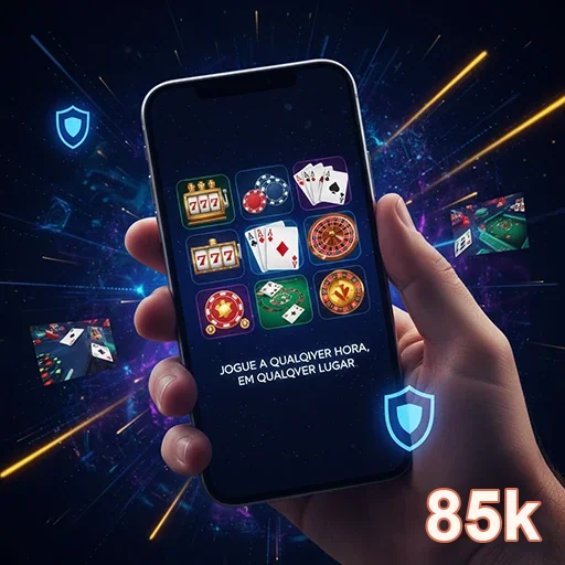 Ilustração de Acesse com Segurança ao Cassino Online 85k