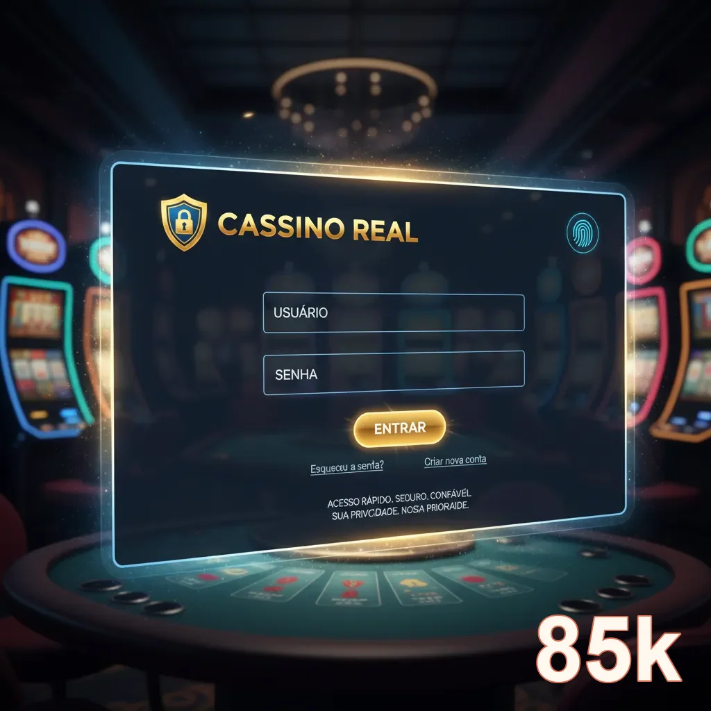 Ilustração de Descubra a plataforma de jogos 85k com segurança avançada