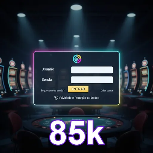Imagem destacando serviço VIP na plataforma de jogos 85k.